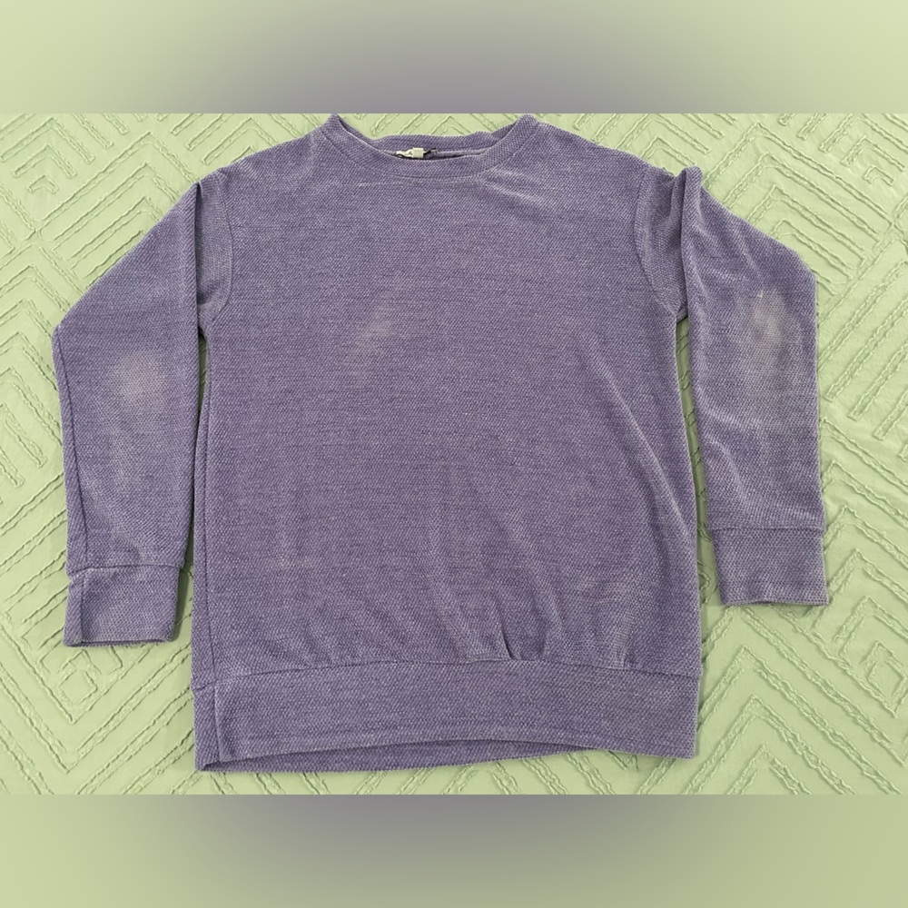White birch Lavender Lightweight Sweater